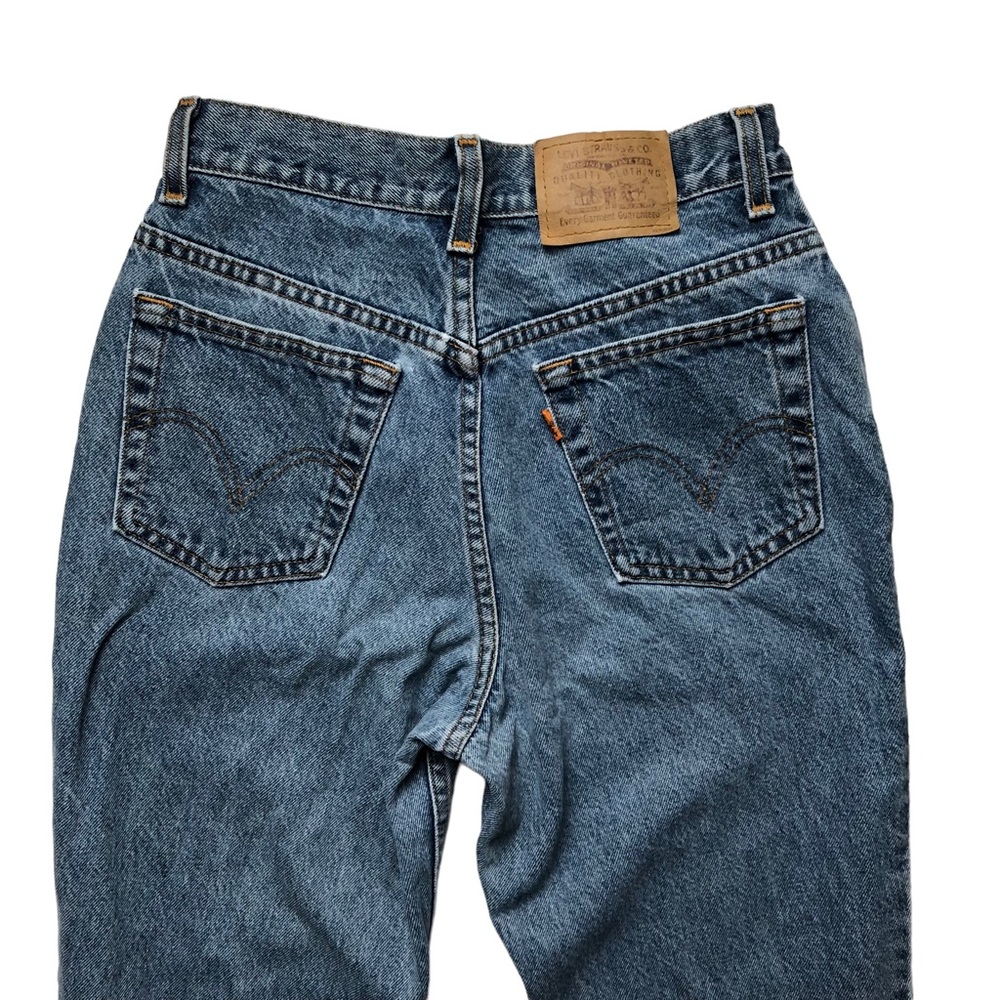 Levi’s Vintage 631 Orange Tab Women’s Size 27 Medium Stone Wash - Picture 8 of 13